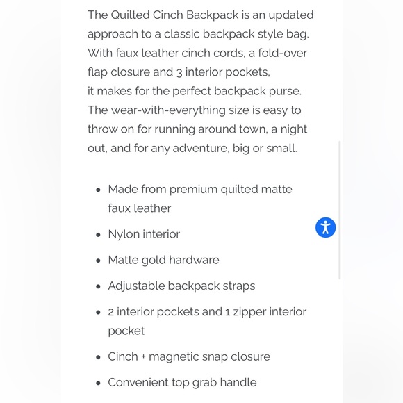 fawn design backpack - Picture 4 of 5